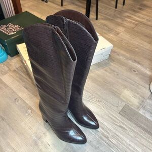 Women’s Cairo Boots with Memory Foam Insole – A New Day Brown Size 9.5